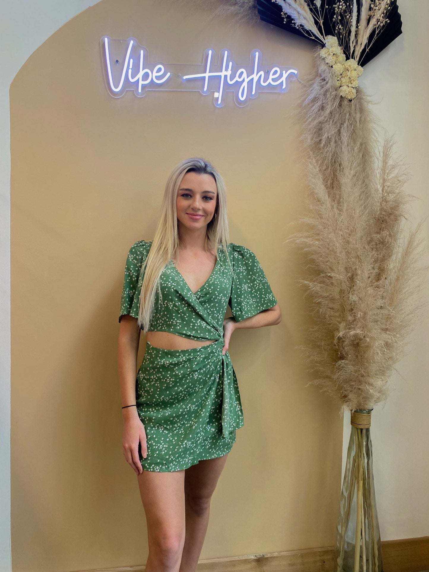 Caroline Cut Out Dress - Arete Style
