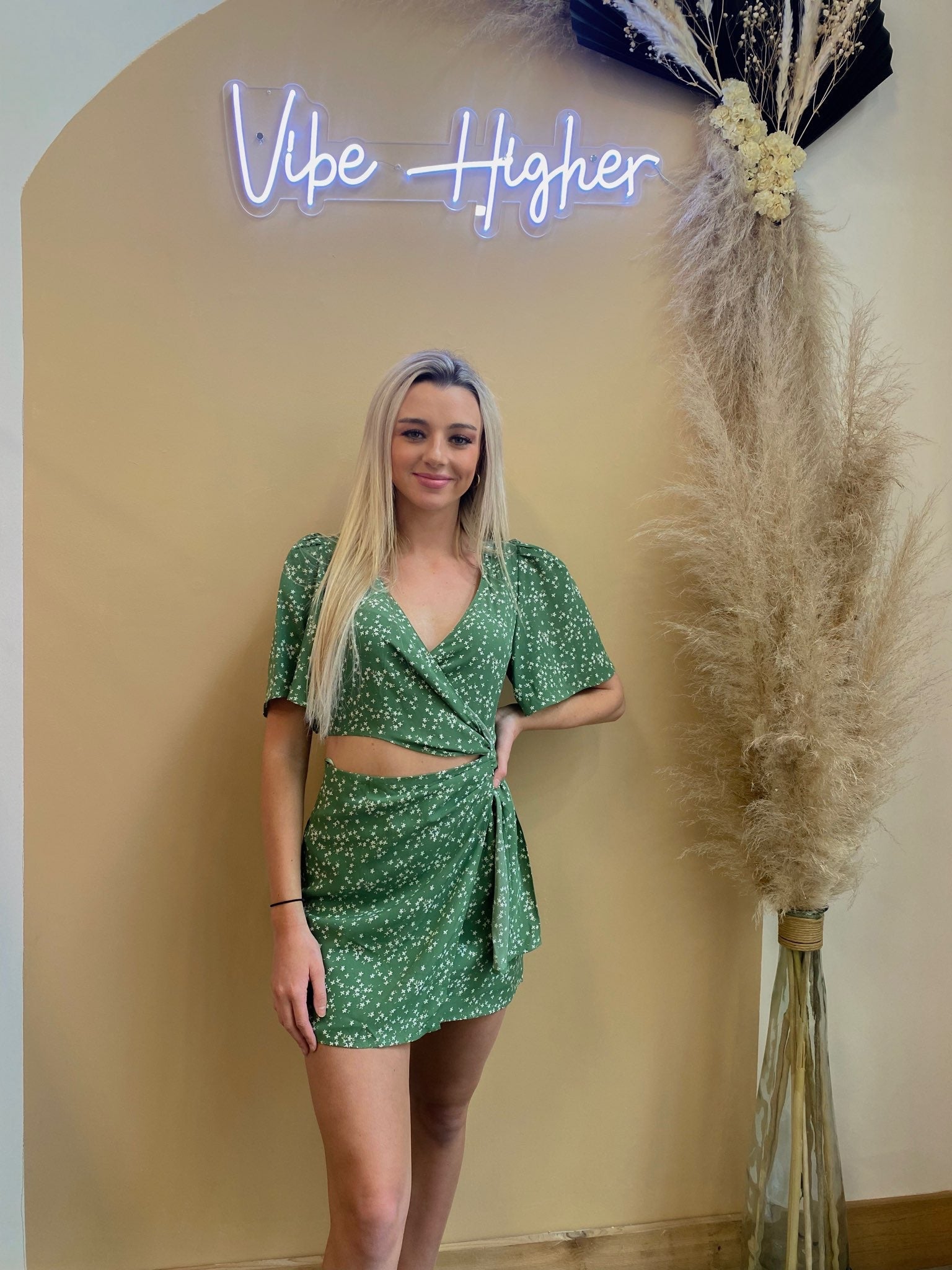 Caroline Cut Out Dress - Arete Style
