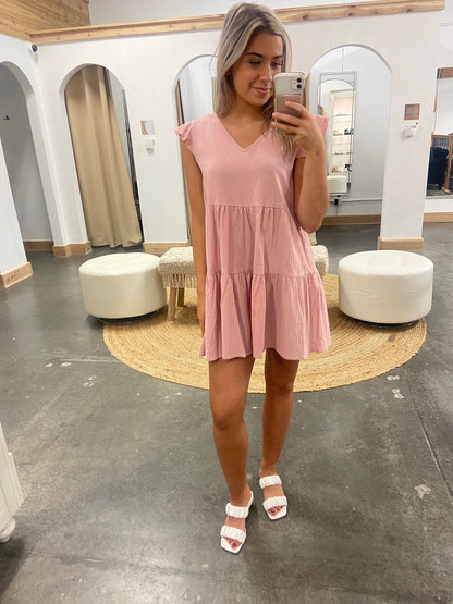 Chelsea V-neck Dress - Arete Style