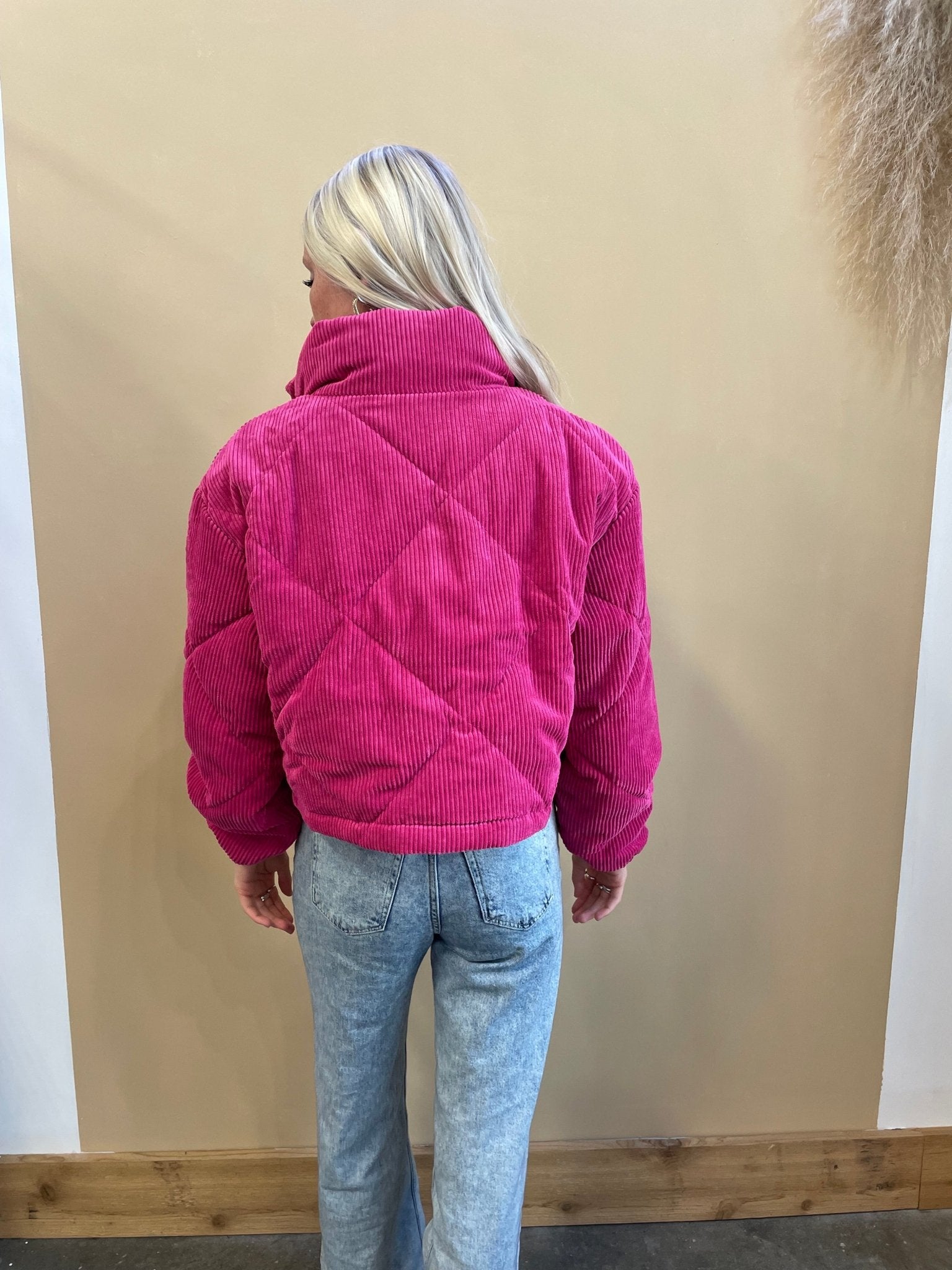 Corduroy Cropped Jacket - Arete Style
