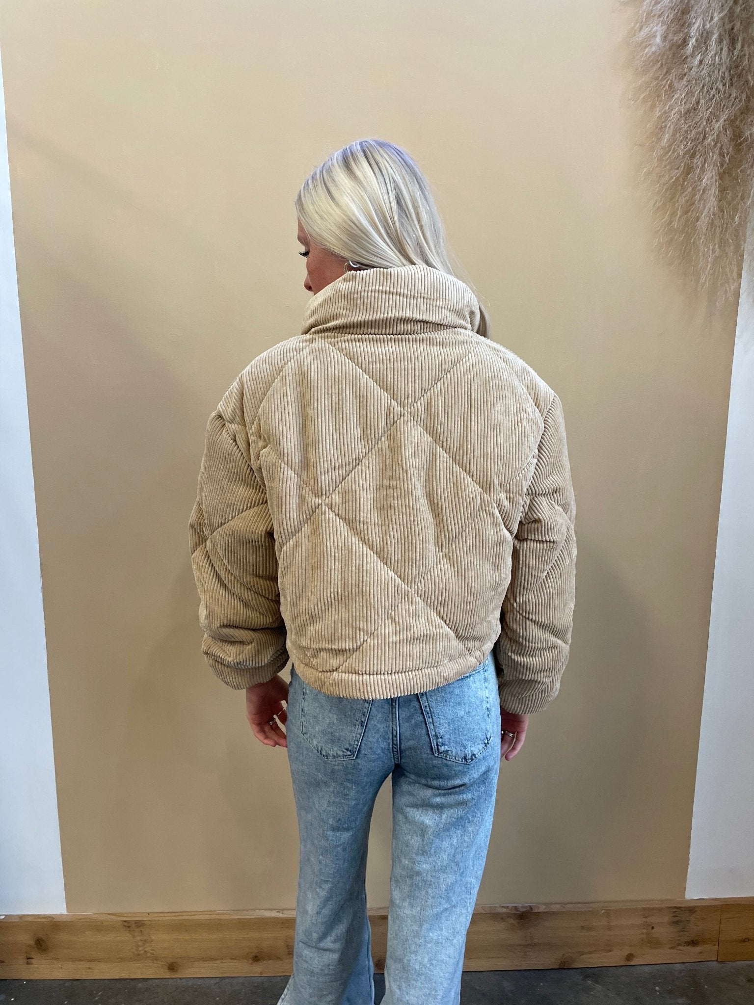 Corduroy Cropped Jacket - Arete Style
