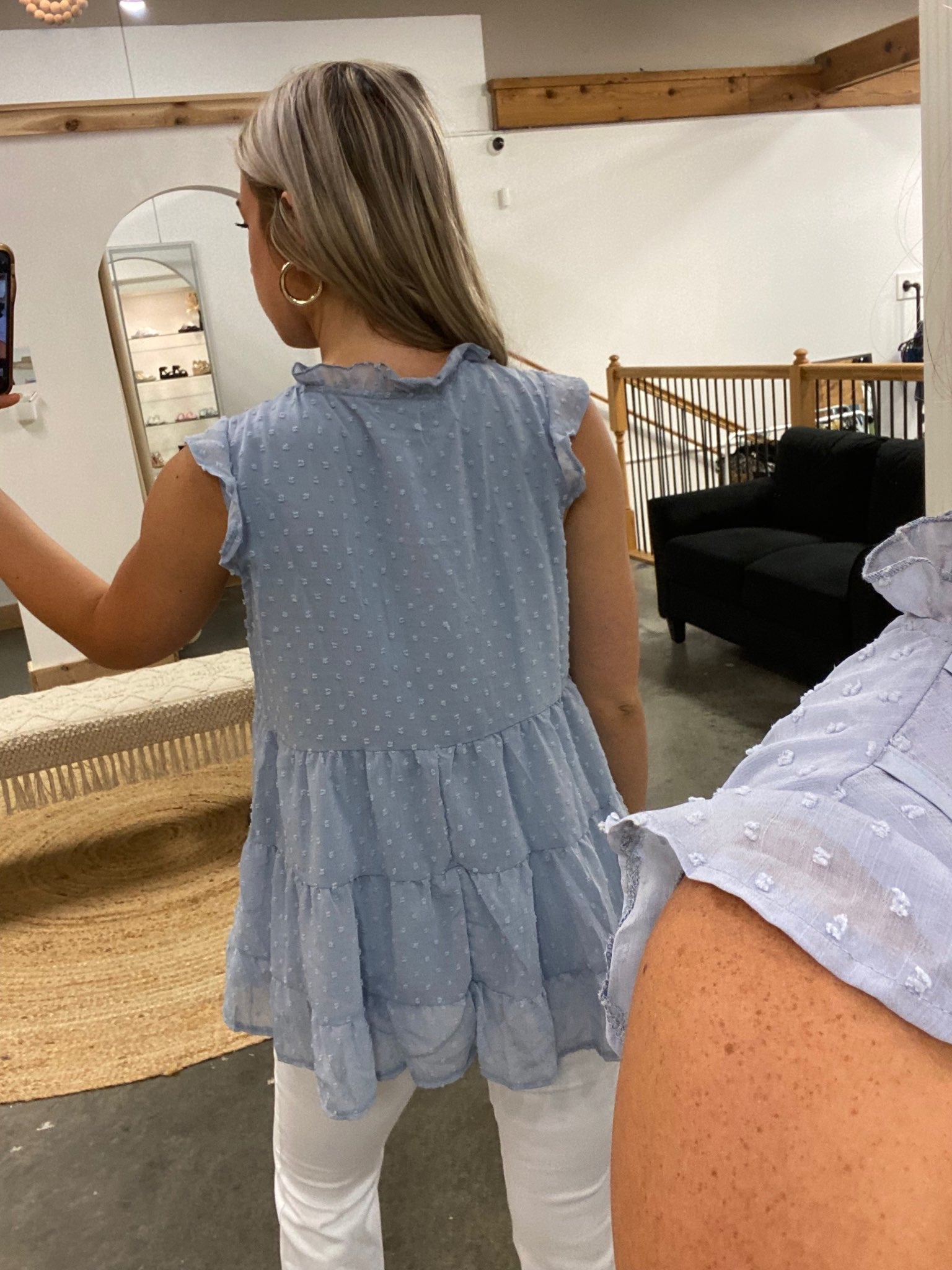 Dianne Ruffled Blouse - Arete Style