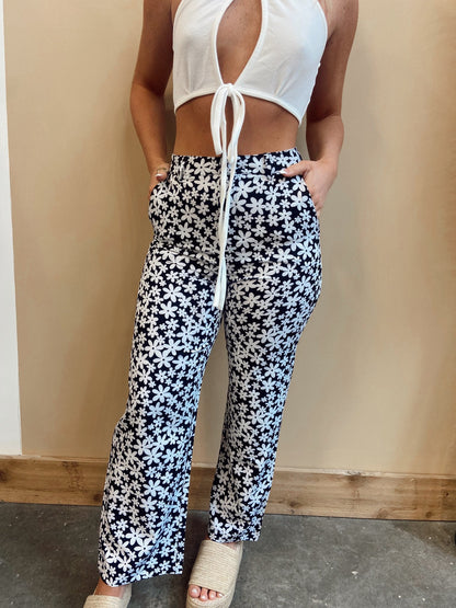 Floral Crop Pants - Arete Style
