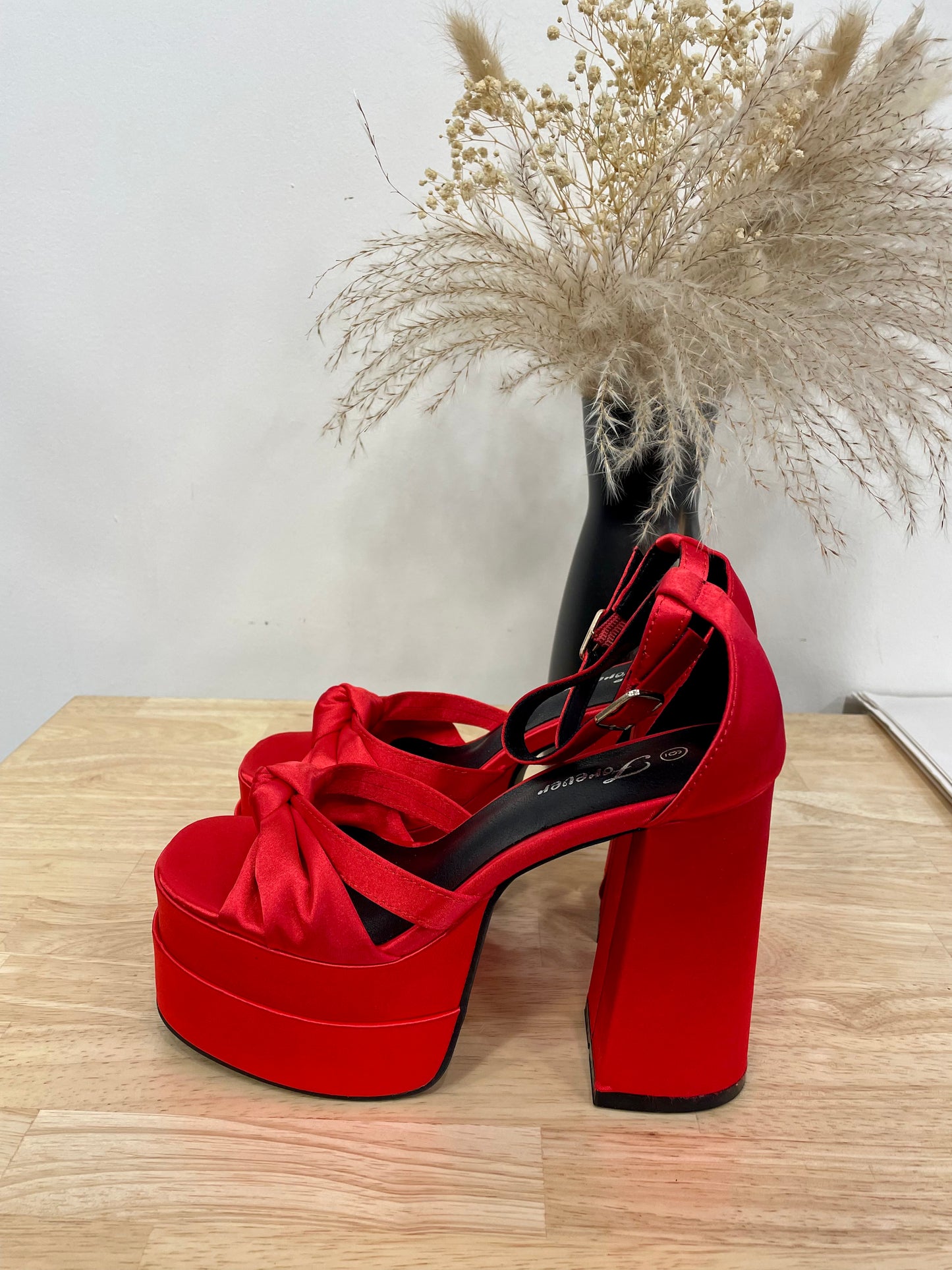 Kiss Me More Satin Heels - Arete Style