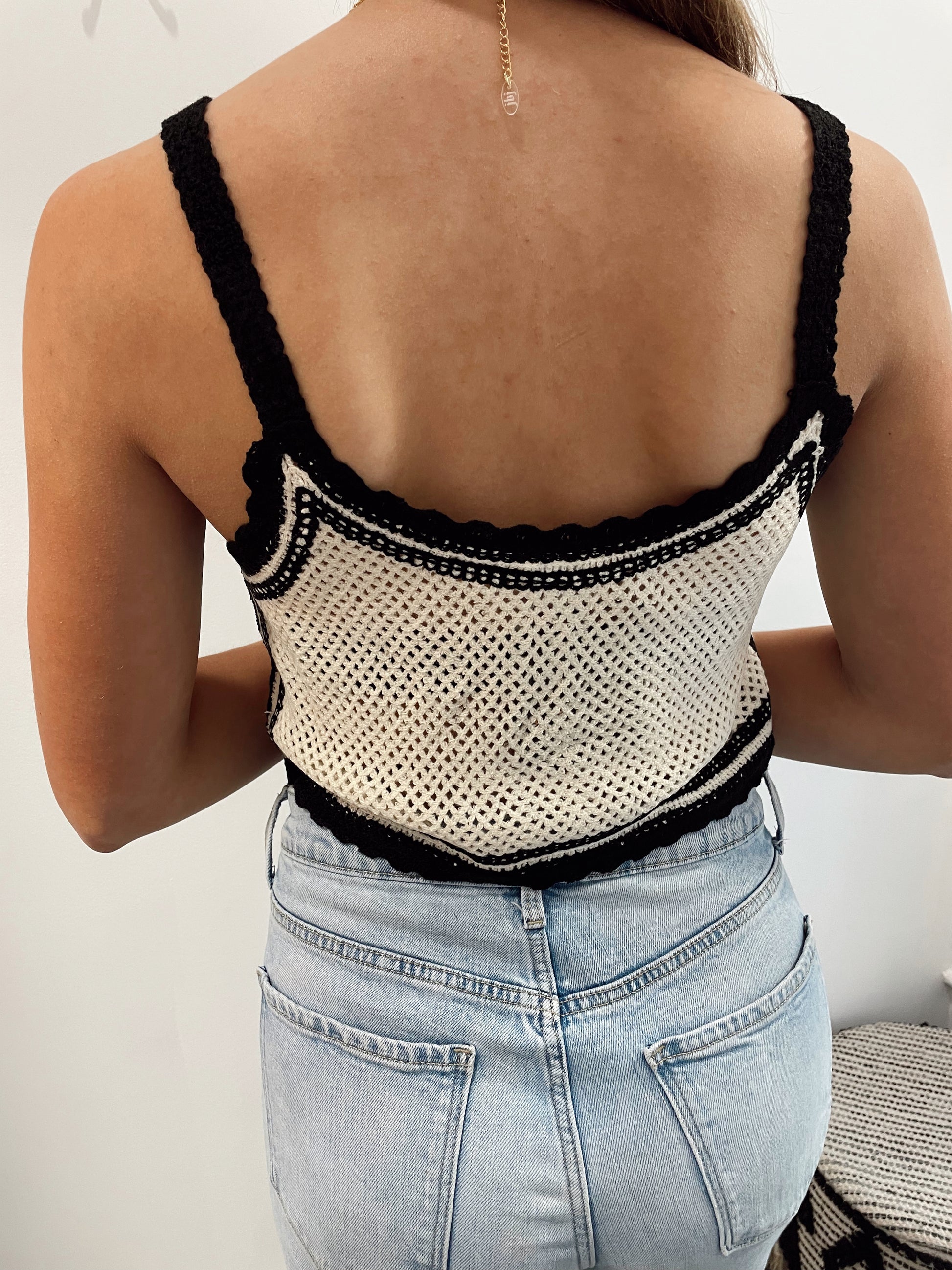 Flower Crochet Cami Top - Arete Style