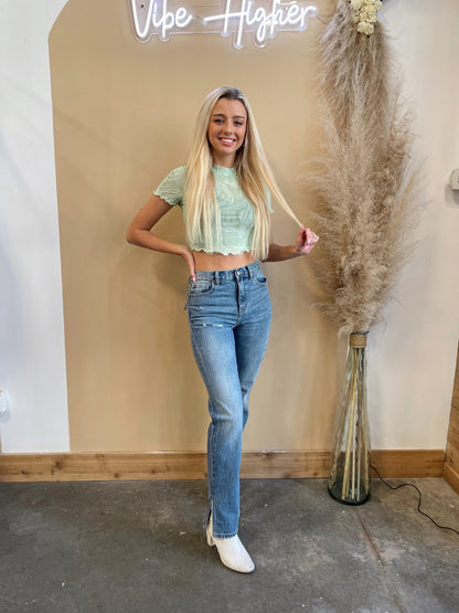 Jackie Mesh Top - Arete Style