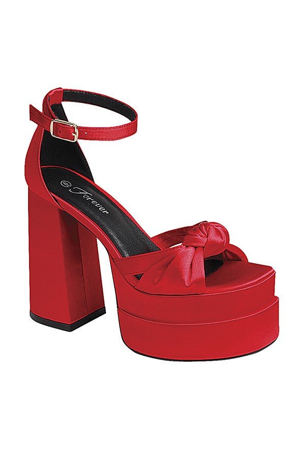 Kiss Me More Satin Heels - Arete Style