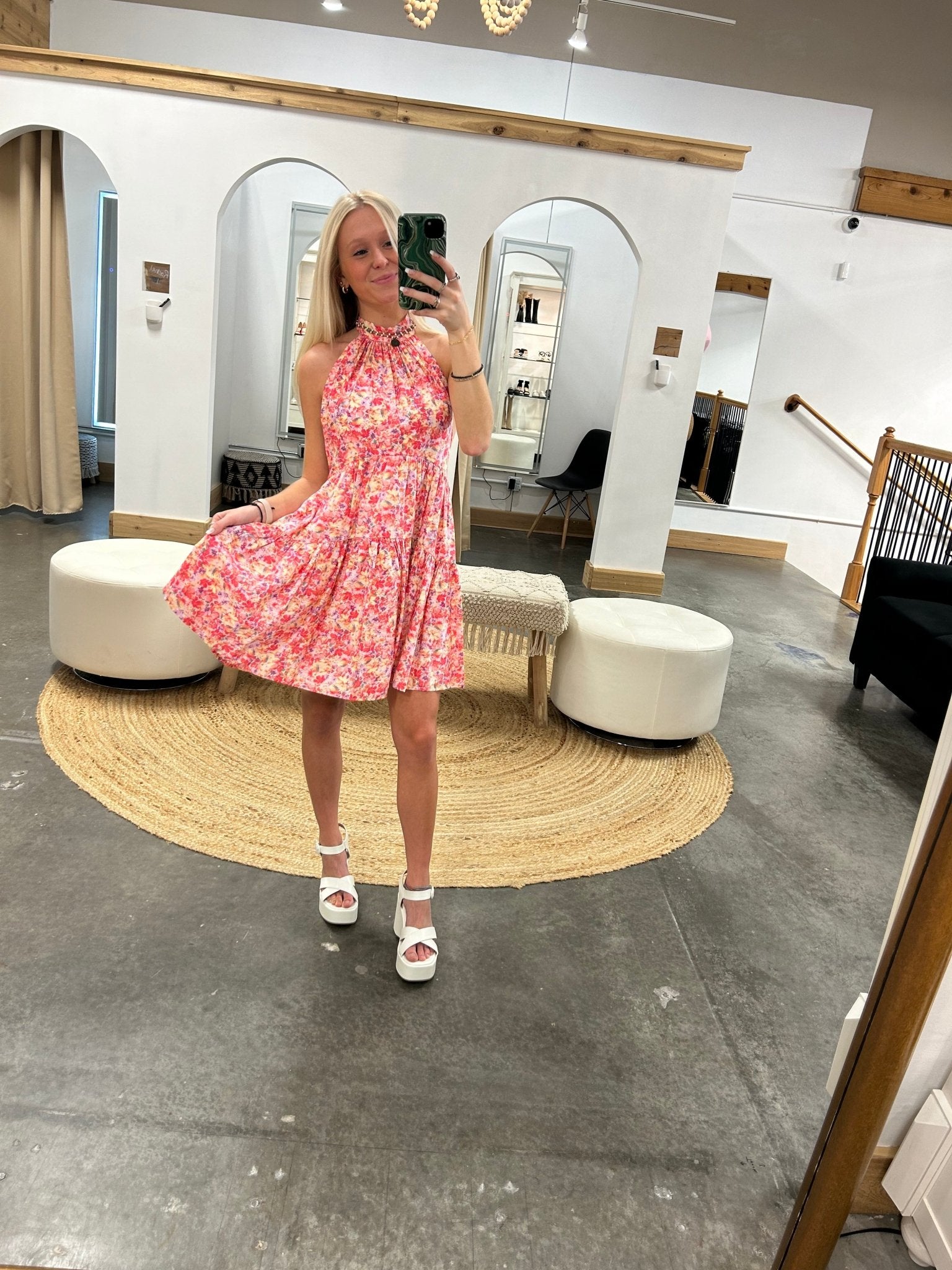 Lydia Halter Dress - Arete Style