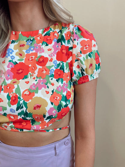 Marley Floral Top - Arete Style