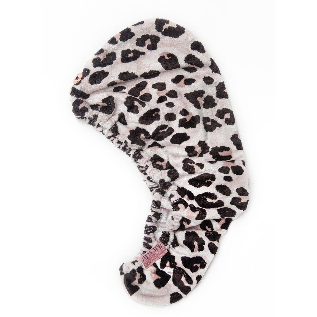 Microfiber Hair Towel - Leopard - Arete Style