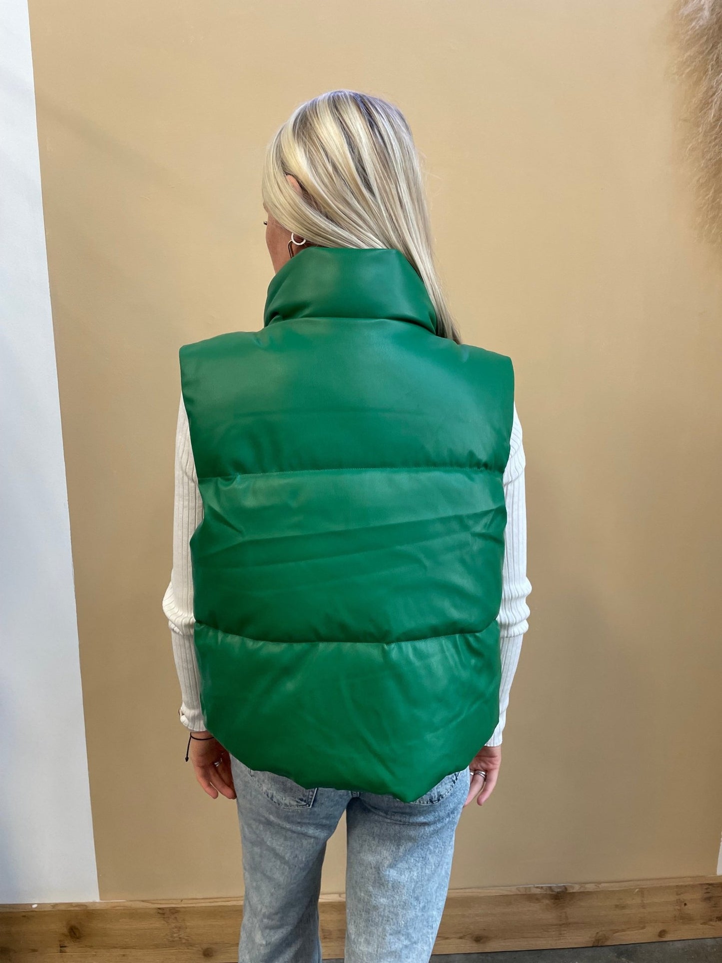 Nora Faux Leather Vest - Arete Style