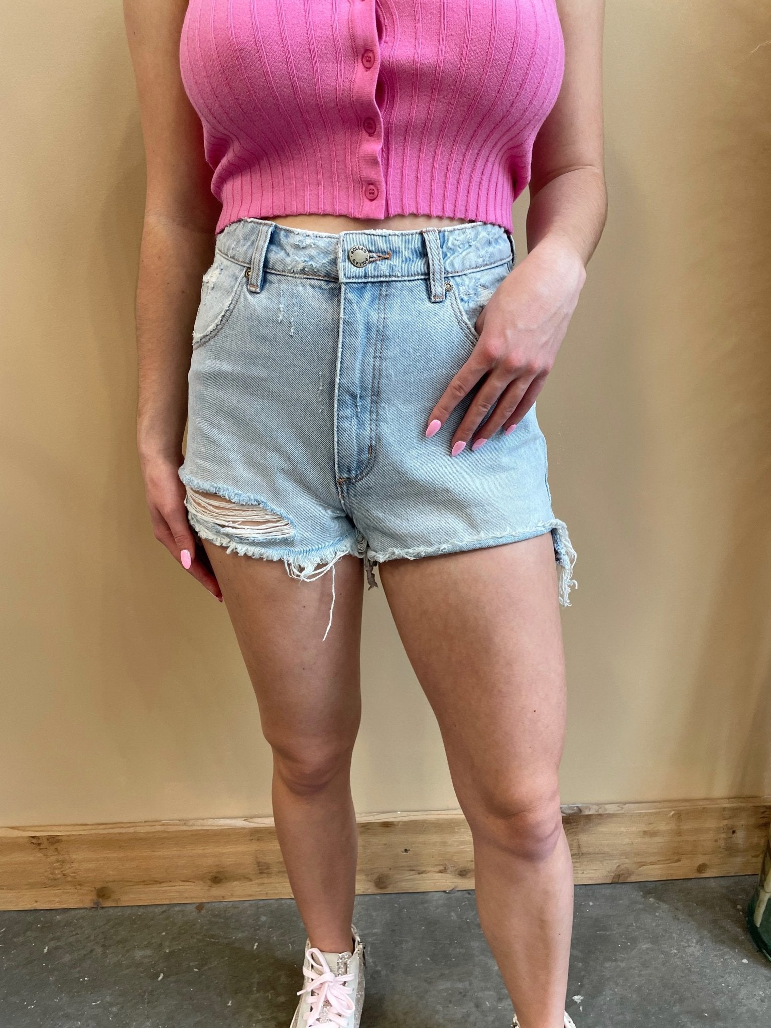 ROLLA'S Duster Shorts Layla Bleach - Arete Style