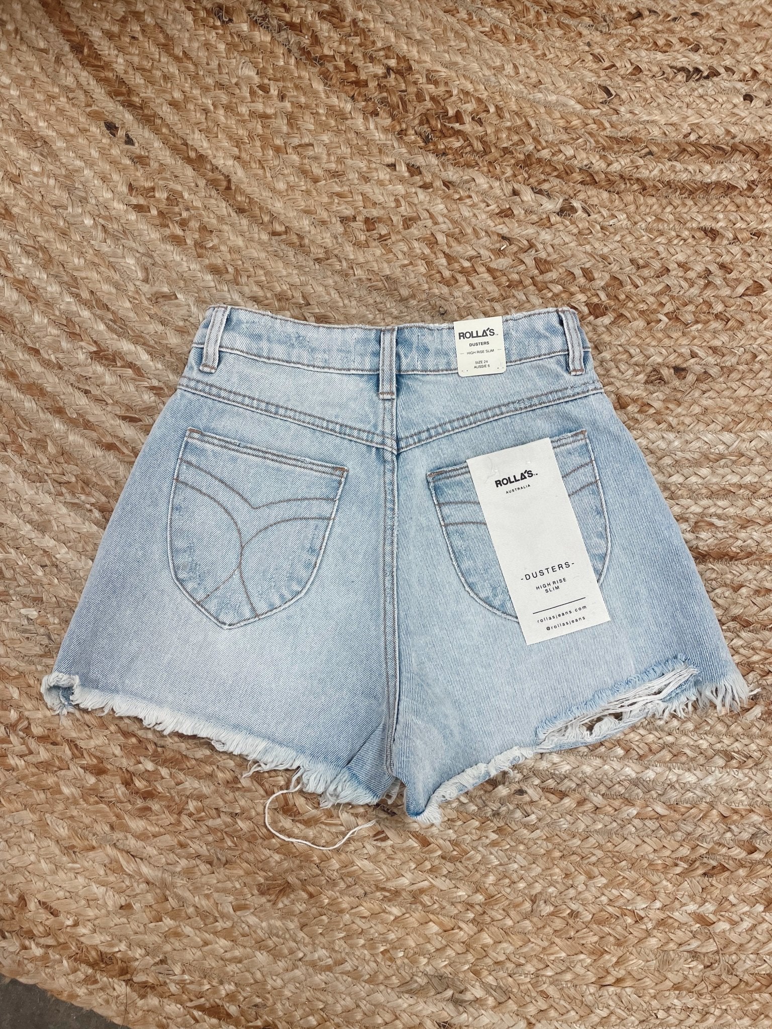 ROLLA'S Duster Shorts Layla Bleach - Arete Style