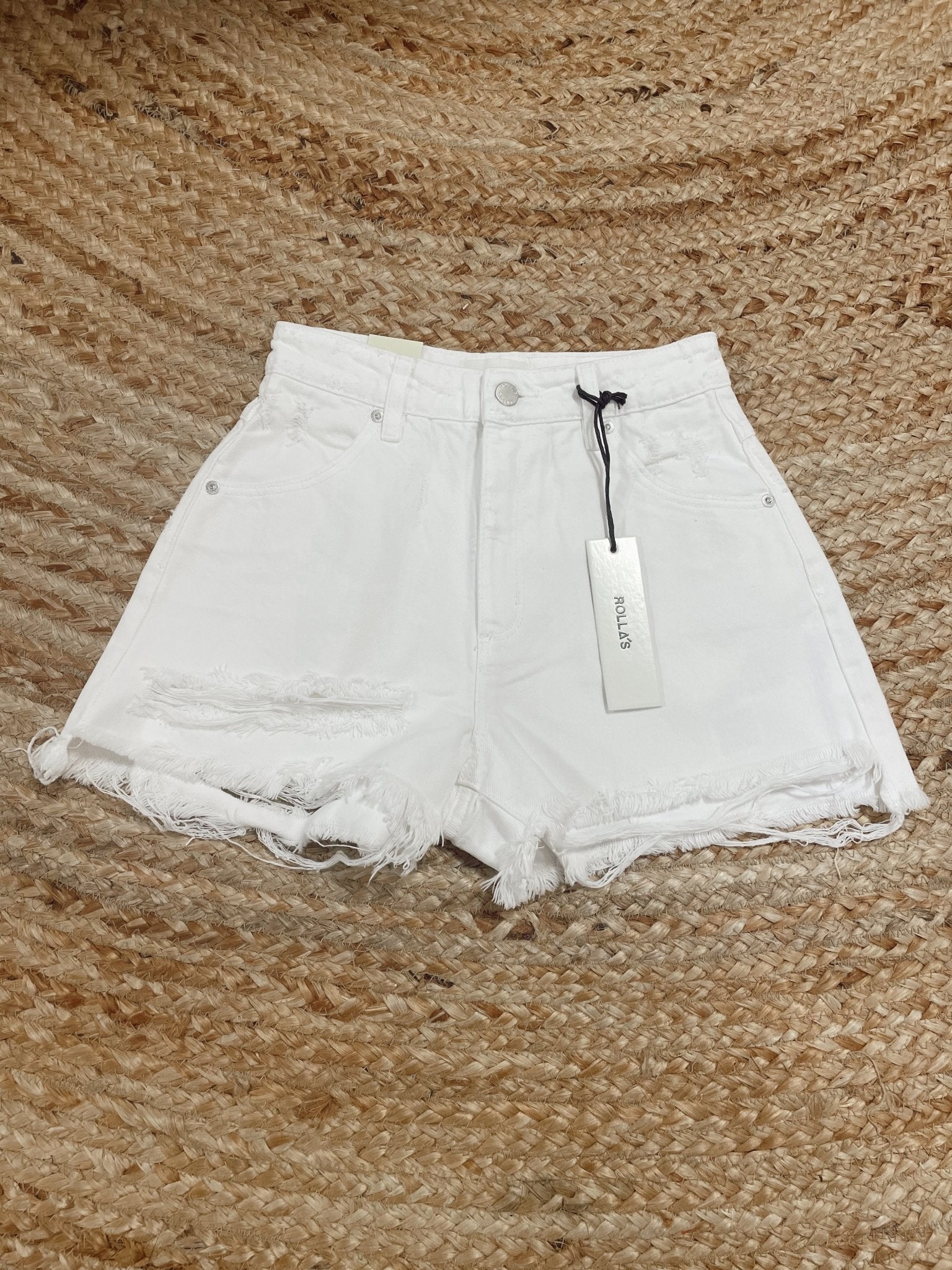 ROLLA'S Duster Shorts Layla White - Arete Style