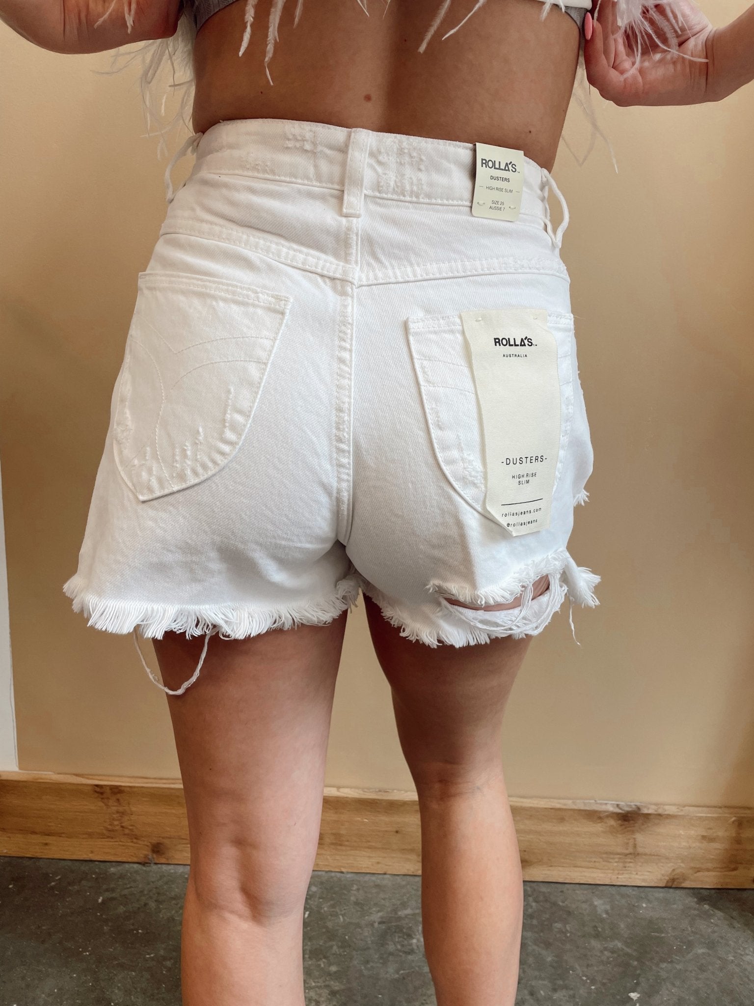 ROLLA'S Duster Shorts Layla White - Arete Style