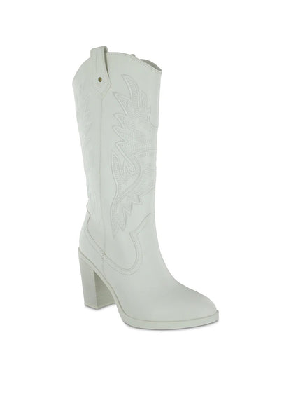 Serena White Boots - Arete Style