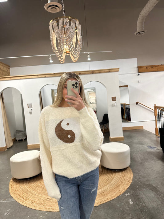 Yin To My Yang Sweater - Arete Style